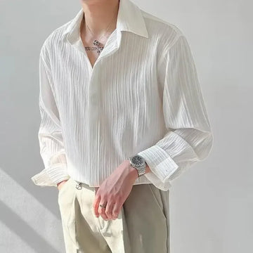 Riviera White Linen Shirt – Luxury Men’s Timeless Style